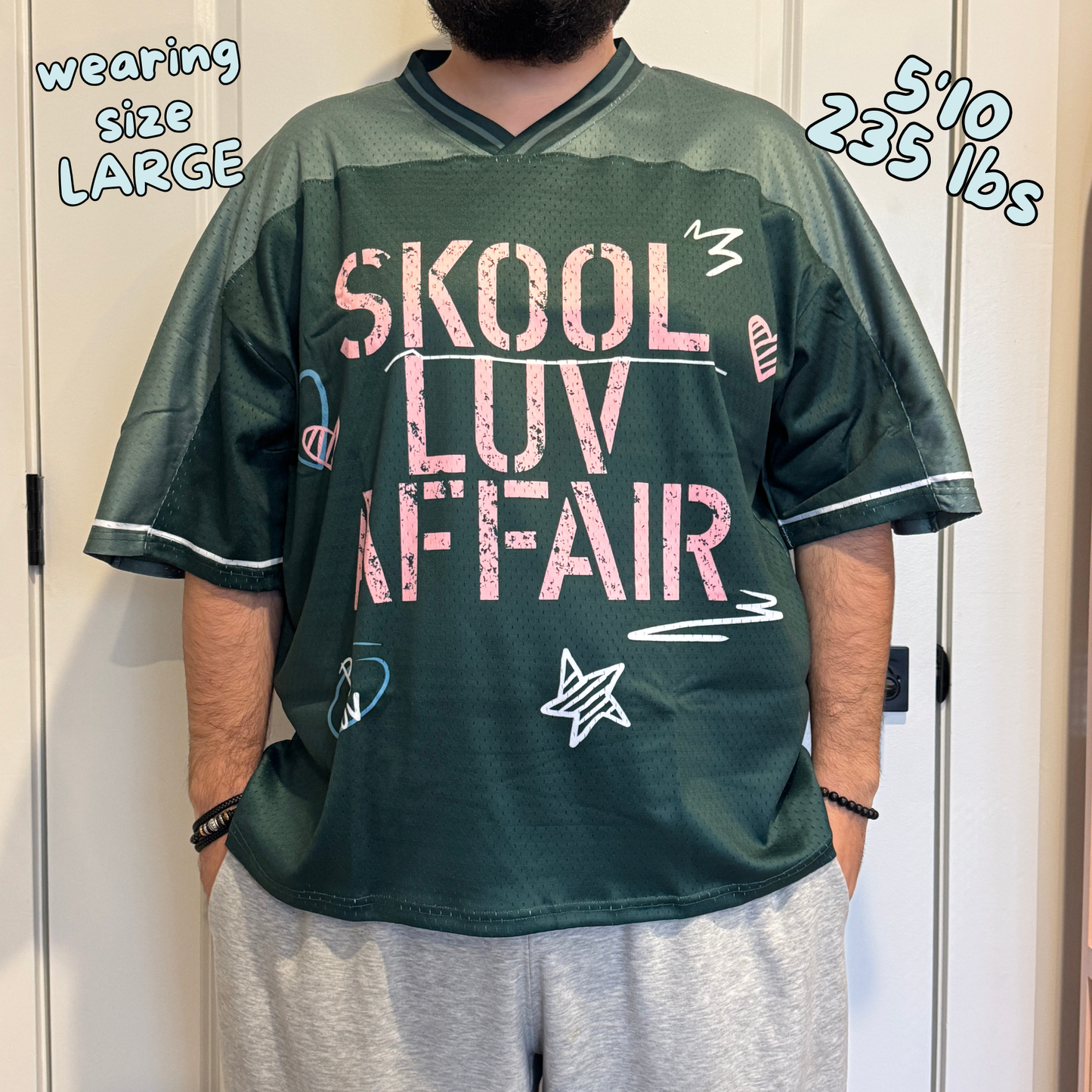 BTS Purple Star Jersey OVERSIZED FIT READY TO SHIP