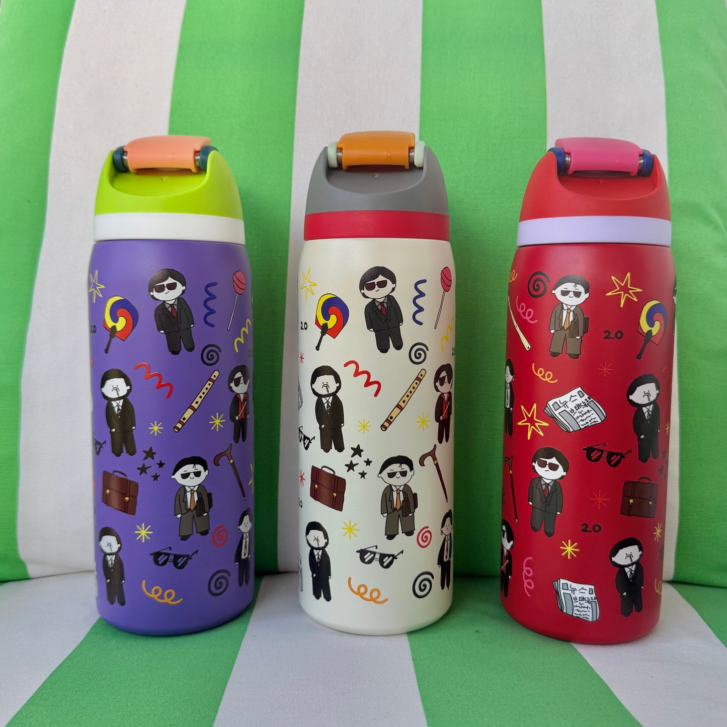 BTS 2.0 Inspired 32oz Water Bottle (3 weeks production)