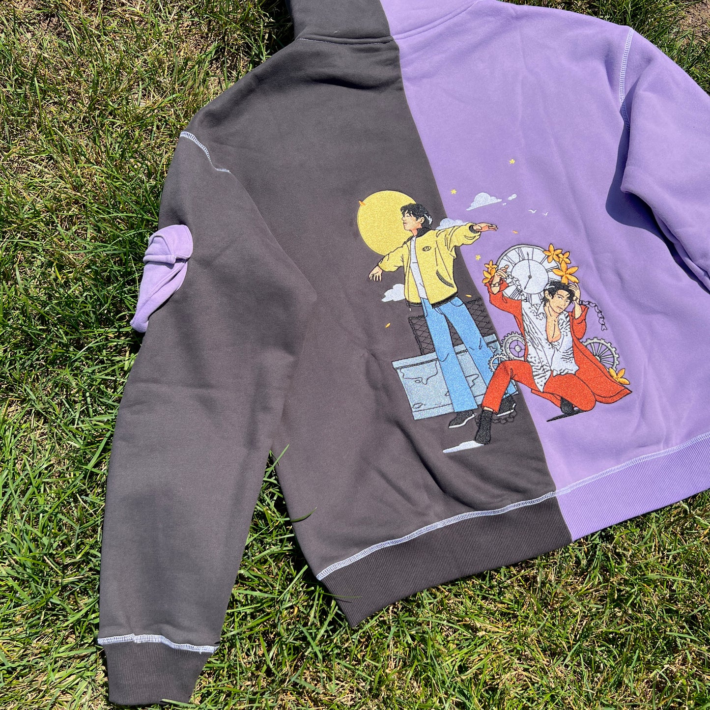 Jeon Jungkook Euphoria x My Time Two Tone Hoodie