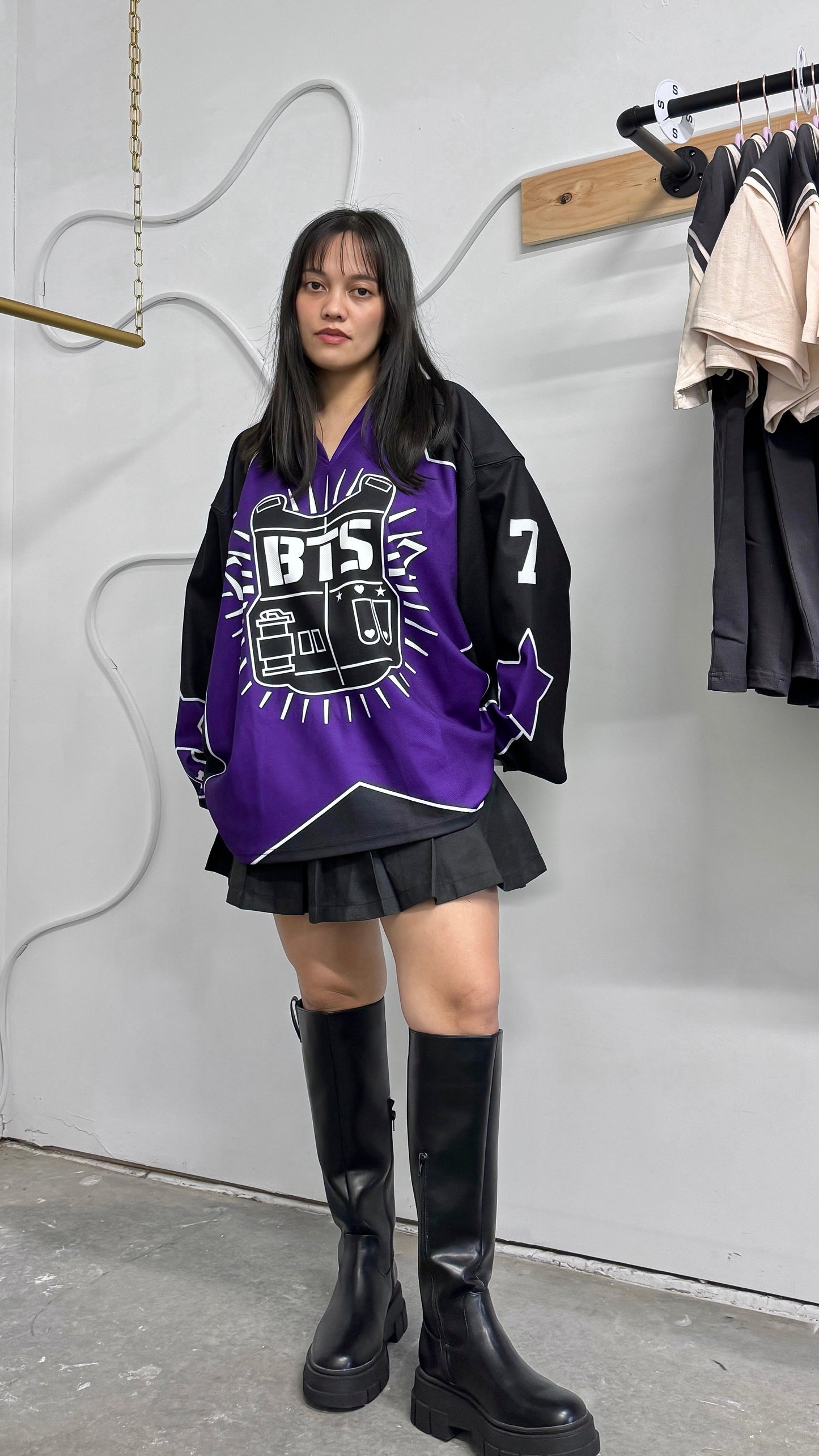 BTS Purple Star Hockey Jersey (LAST CHANCE TO PRE ORDER)