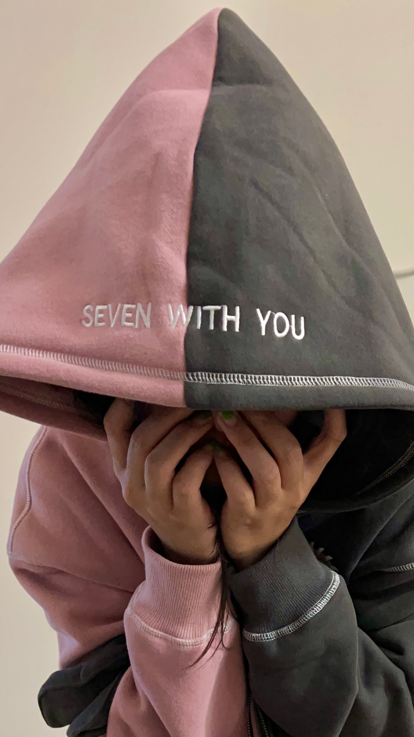 Jimin Two Tone Hoodie (Pre Order Ships out in 3 months)