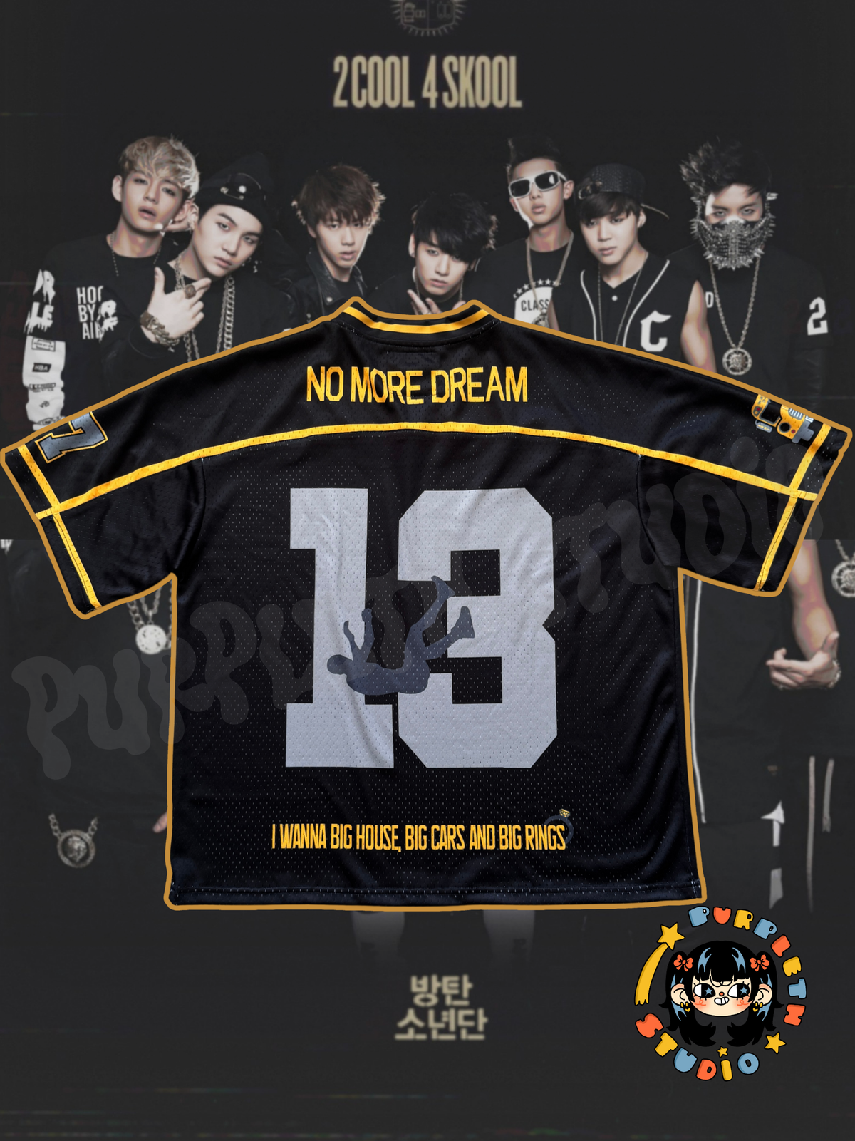 2 Cool 4 Skool Inspired Jersey Oversized Fit (PRE ORDER)