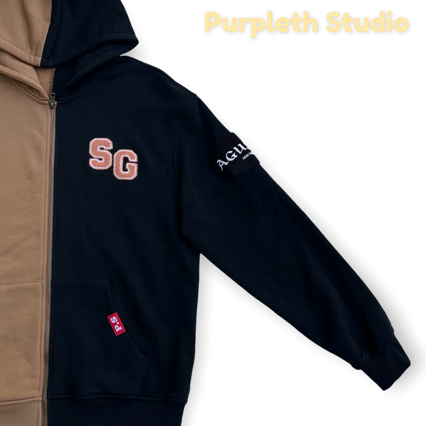 Daechwita Two Tone Zip up Hoodie (Pre Order Ships out in 3 months)