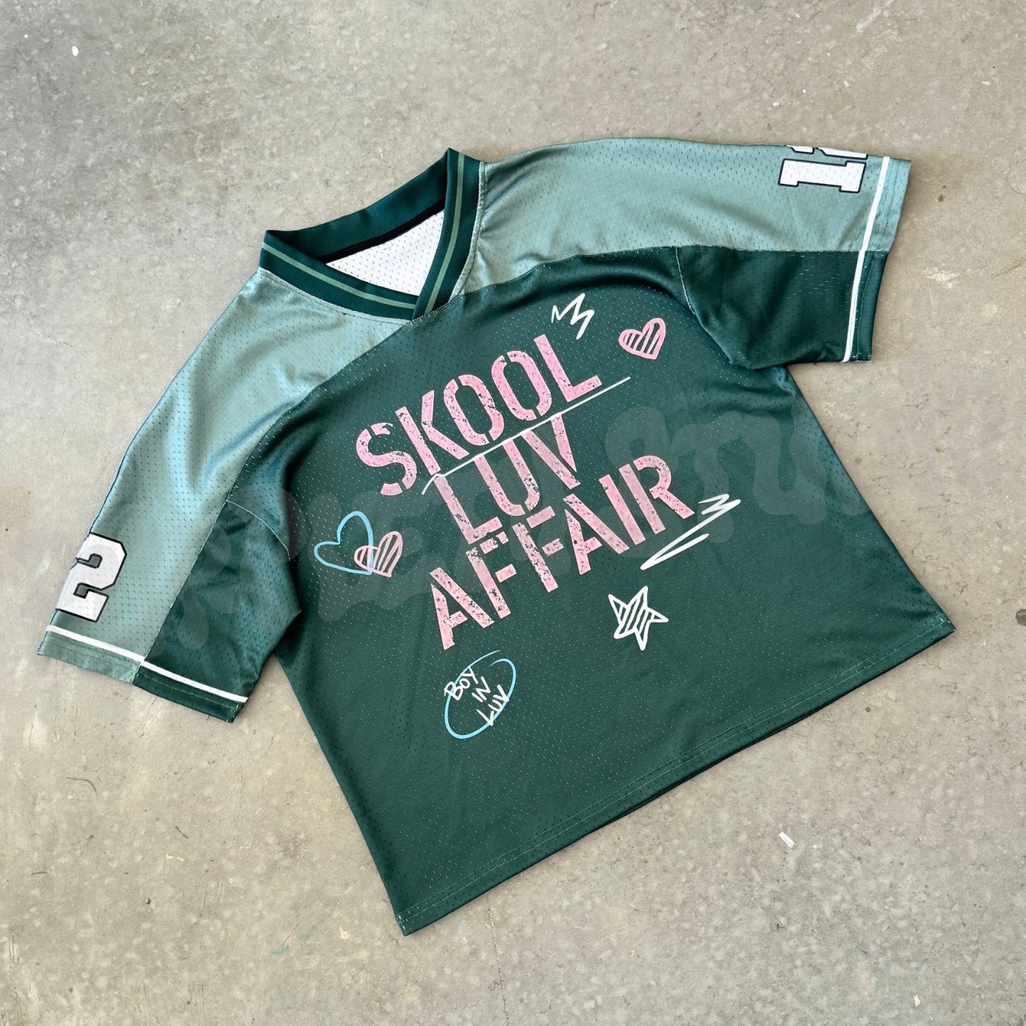 SKOOL LUV AFFAIR JERSEY INSPIRED (PRE ORDER) TAKES 30 BUSINESS DAYS TO MAKE PLUS 1 WEEK SHIP FROM MANU TO ME