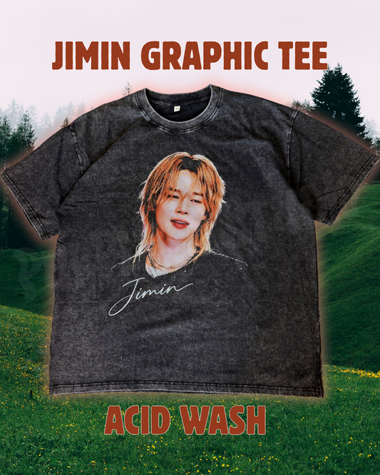 Jimin Graphic Vintage Tee (DTF)