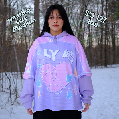 BTS Love Yourself Jersey OVERSIZED FIT ( PRE ORDER READ DESCRIPTIONS ) CHECK THE SIZE CHART!