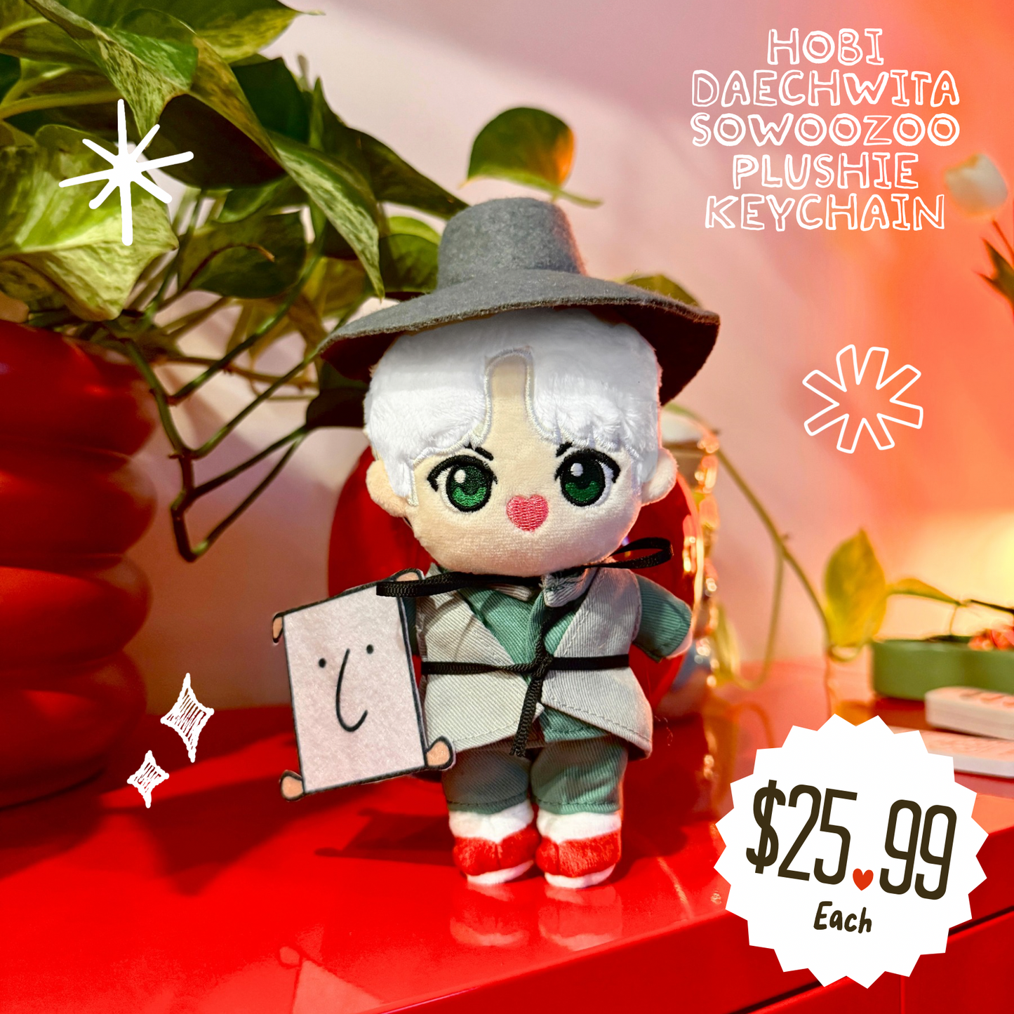 Hobi Sowoozoo Daechwita Plushie Keychain (PRE ORDER)