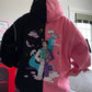 SEOKJIN MOON / THE ASTRONAUT TWO TONE ZIP UP HOODIE