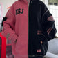 SEOKJIN MOON / THE ASTRONAUT TWO TONE ZIP UP HOODIE