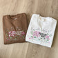 May Your Trials End In Full Bloom Embroidered Sweathsirt