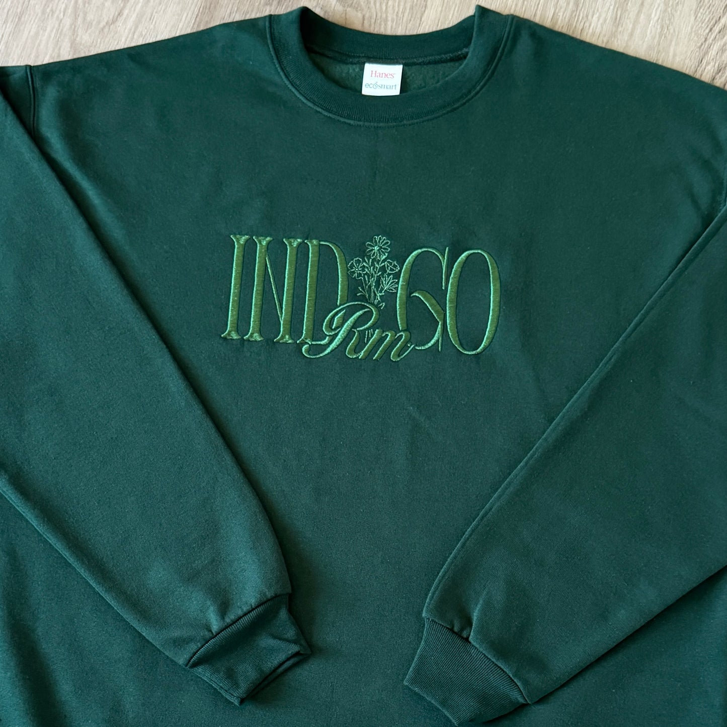 Namjoon indigo Embroidered Sweatshirt