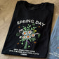 Spring Day Embroidered