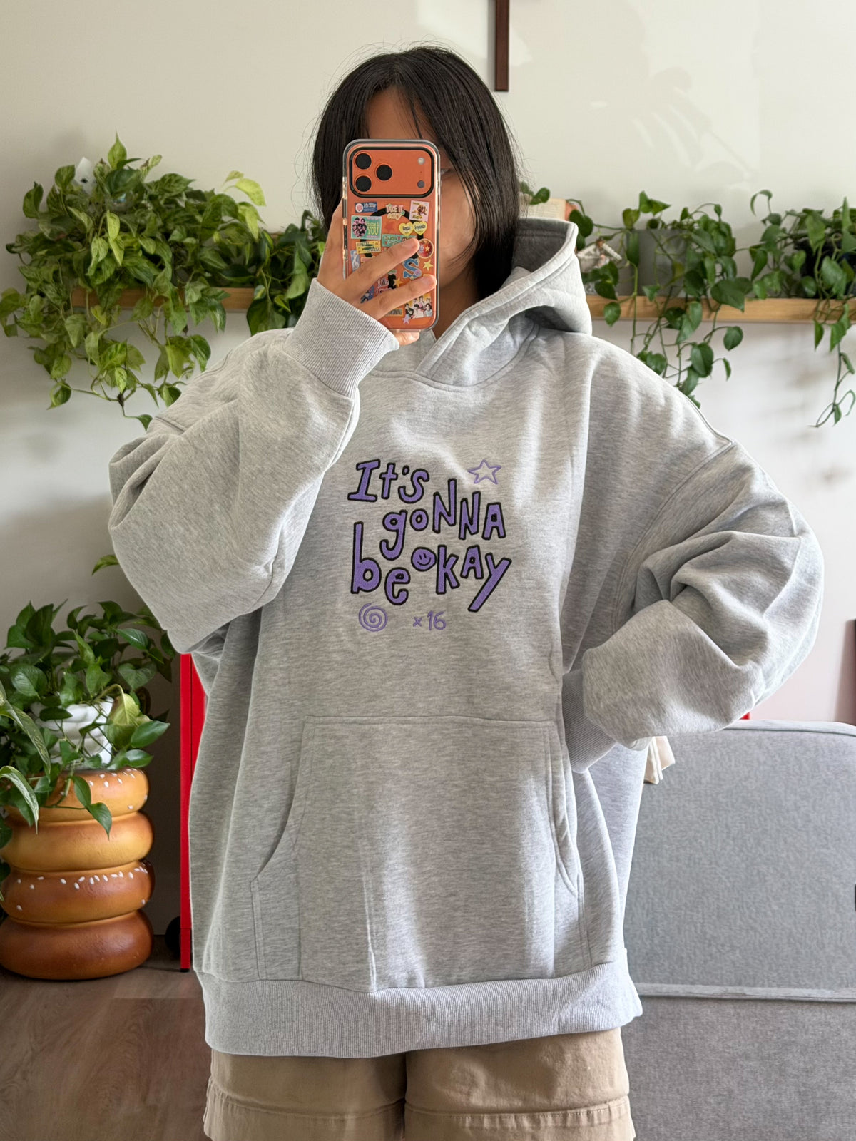 Yoongi Snooze embroidery Hoodie