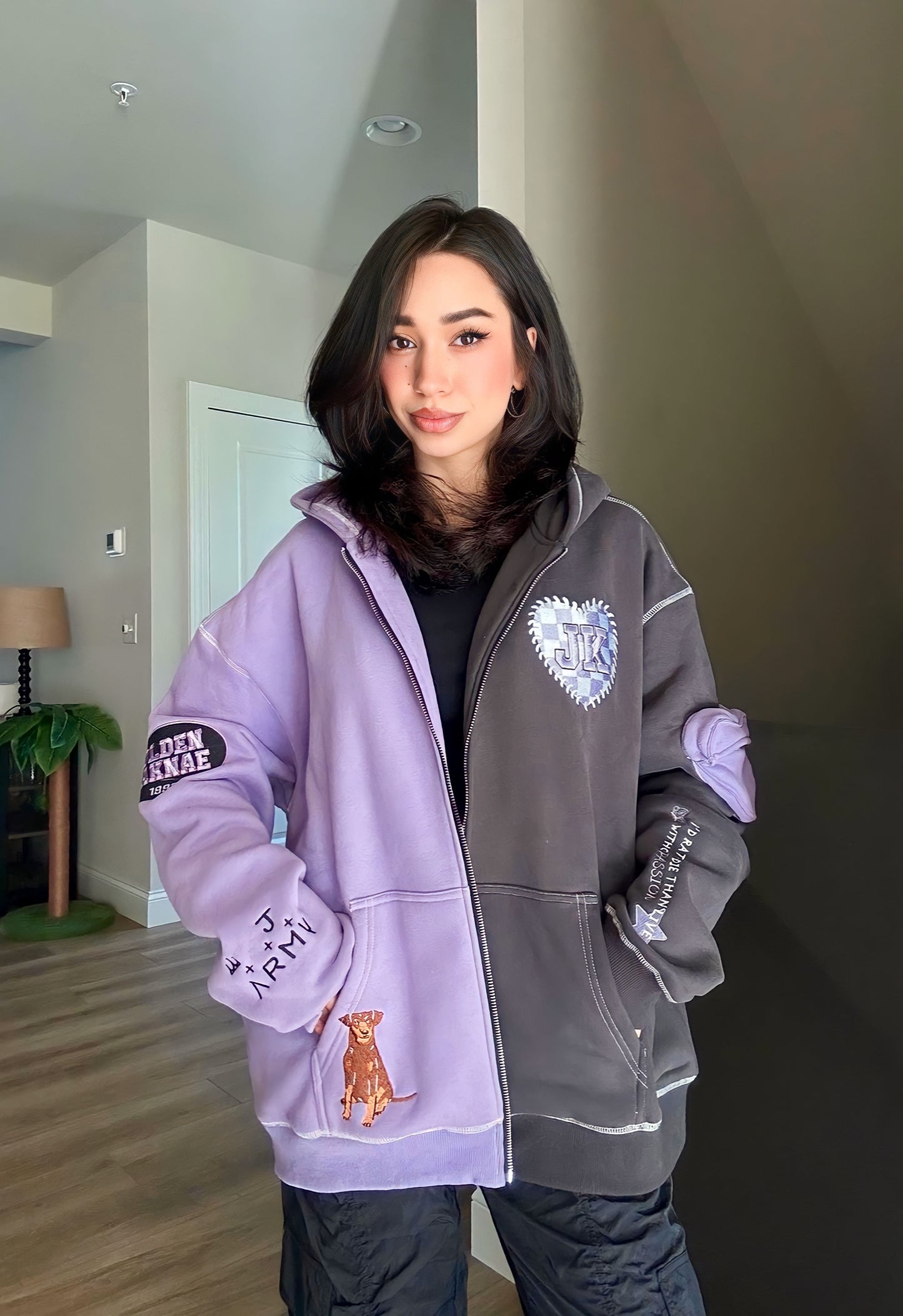 Jeon Jungkook Euphoria x My Time Two Tone Hoodie(Pre Order Ships out in 3 months)