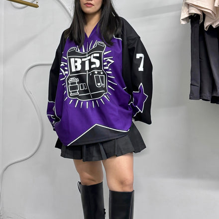 BTS Purple Star Hockey Jersey (LAST CHANCE TO PRE ORDER)