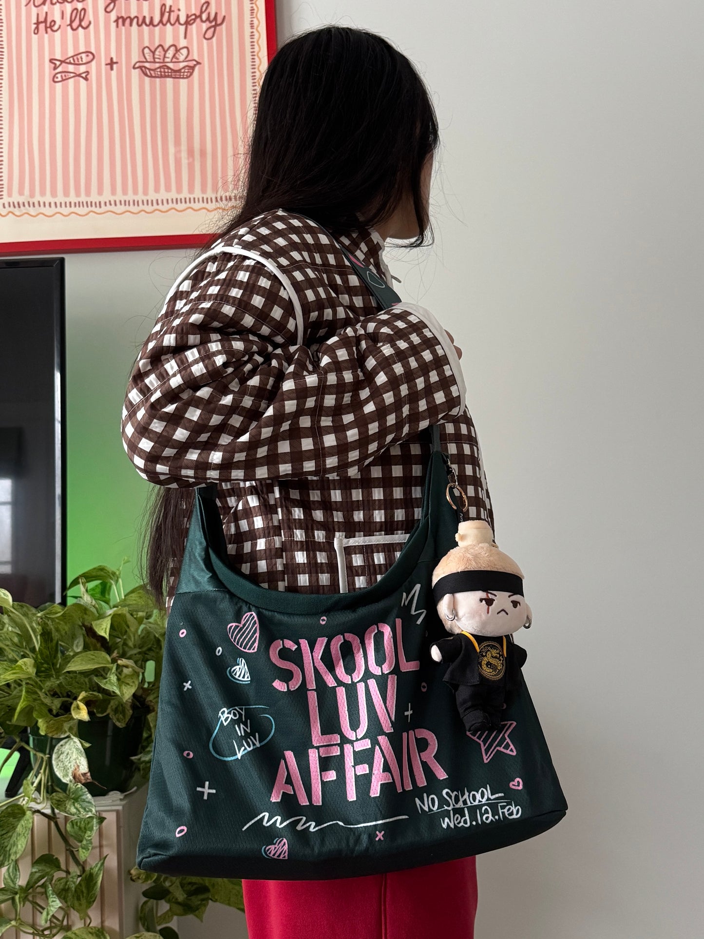Skool Luv Affair Jersey Tote Bag (Shipping End Of May To Beginning Of June) The quality will be in a medium-weight like jersey bare that in mind!
