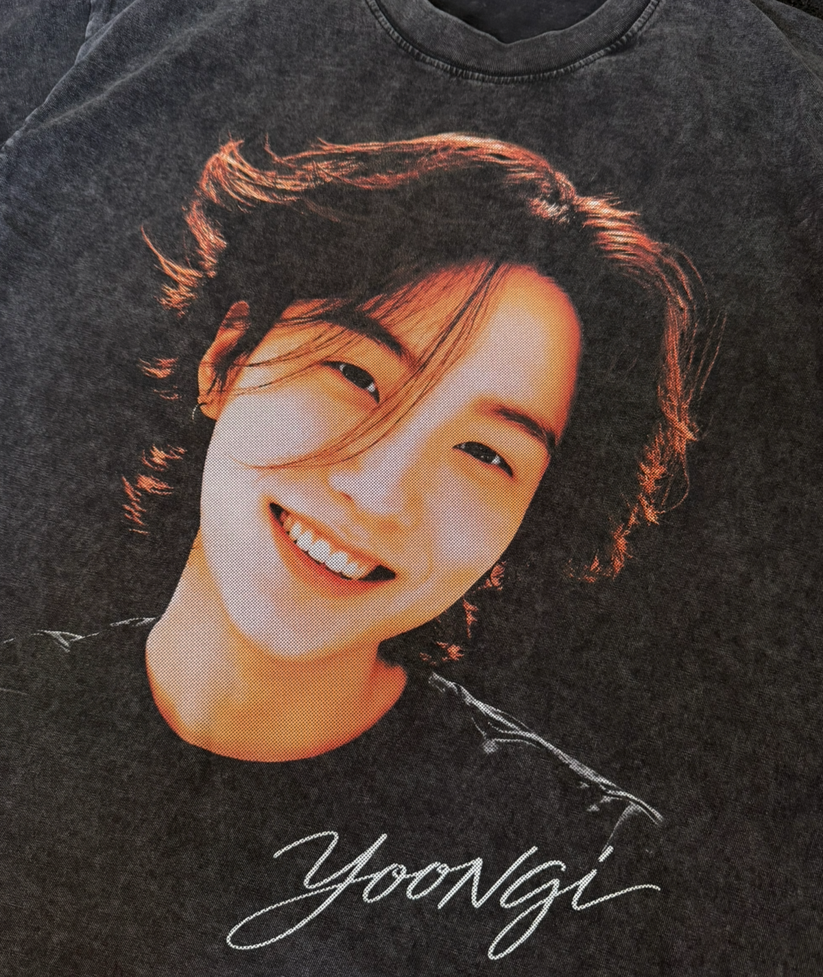 Yoongi Graphic Vintage Tee (DTF)