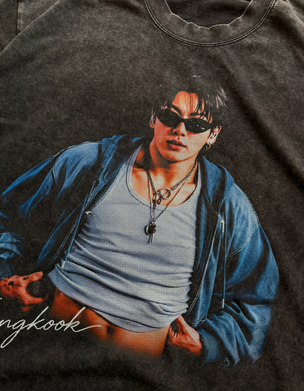 Jungkook Graphic Vintage Tee (DTF)