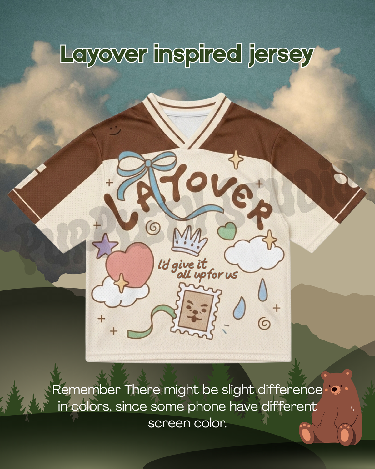 LAYOVER TAEHYUNG inspired Jersey  (PRE ORDER)