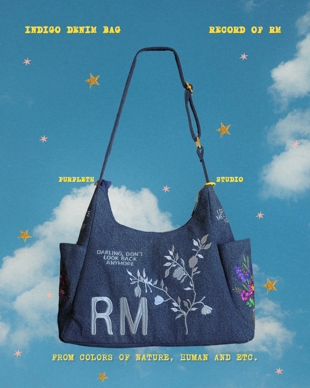 INDIGO RM Inspired Denim Bag (PREORDER)