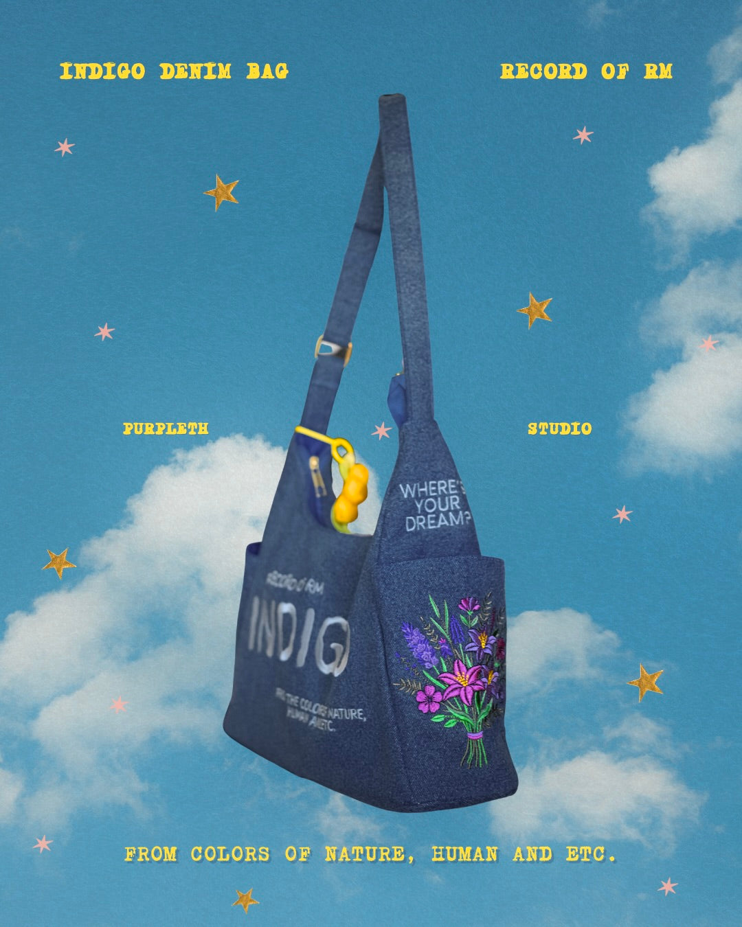 INDIGO RM Inspired Denim Bag (PREORDER)